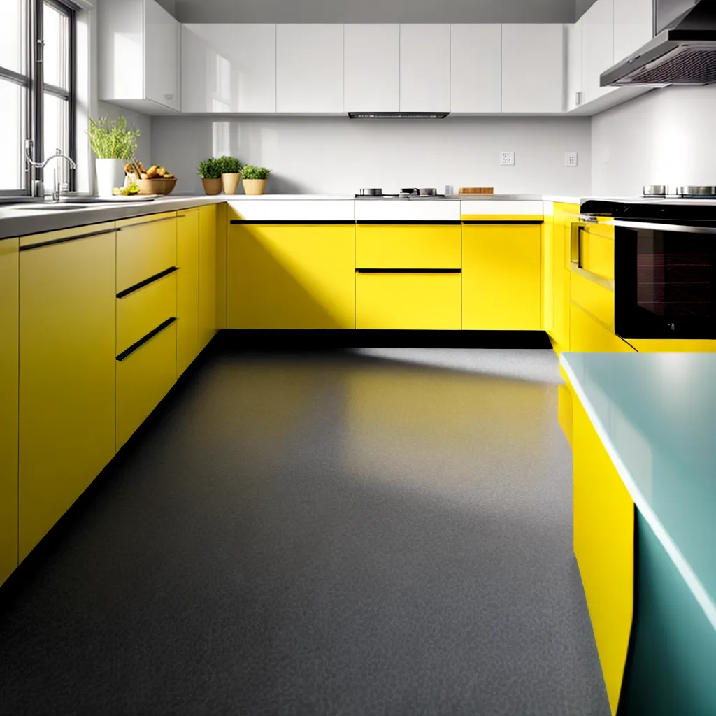 cozinha moderna piso vinil vantagens