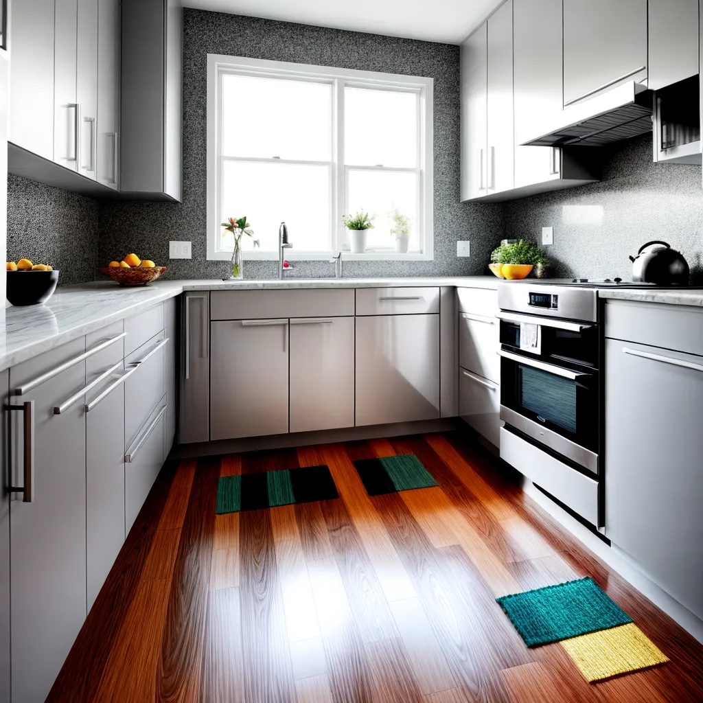 Cozinhas com piso de vinil: vantagens e cuidados