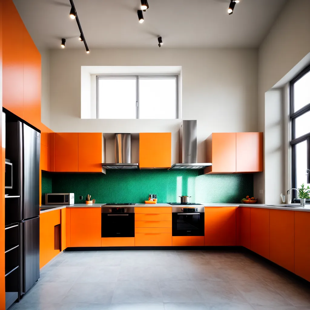 cozinha tiles coloridos moderna