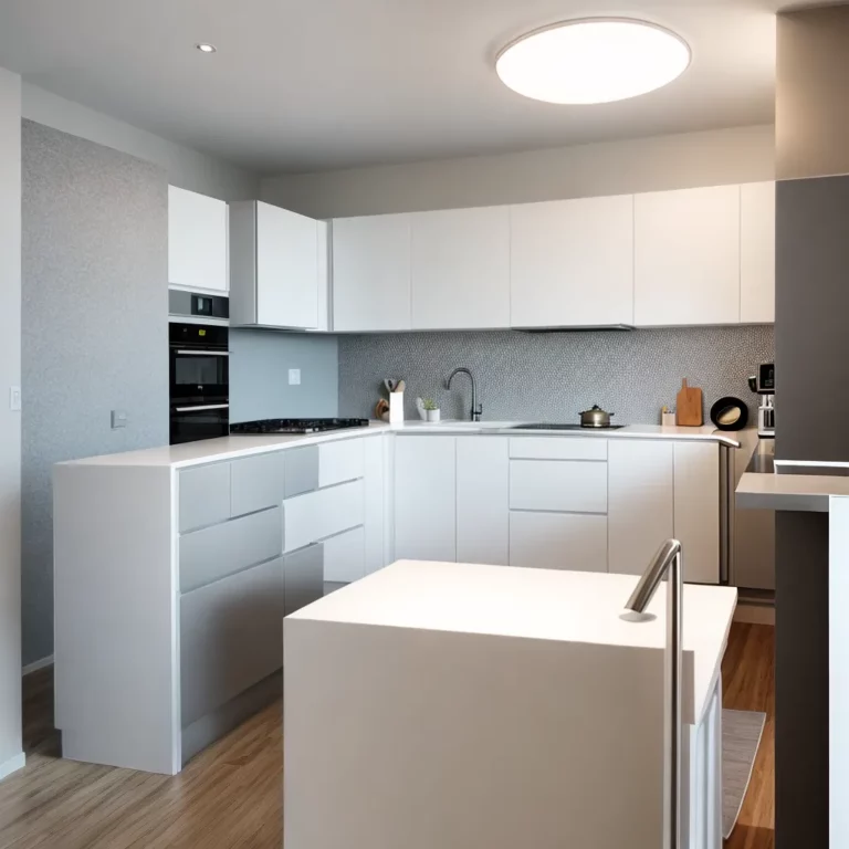 Cozinhas com parede de gesso 3D: vantagens e cuidados