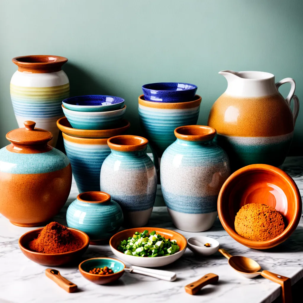 decoracao ceramica cozinha elegante