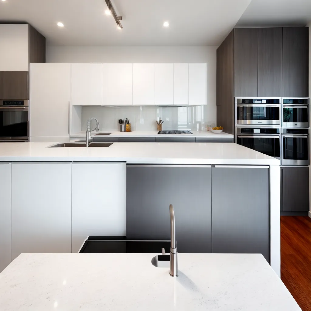 cozinha moderna silestone branco