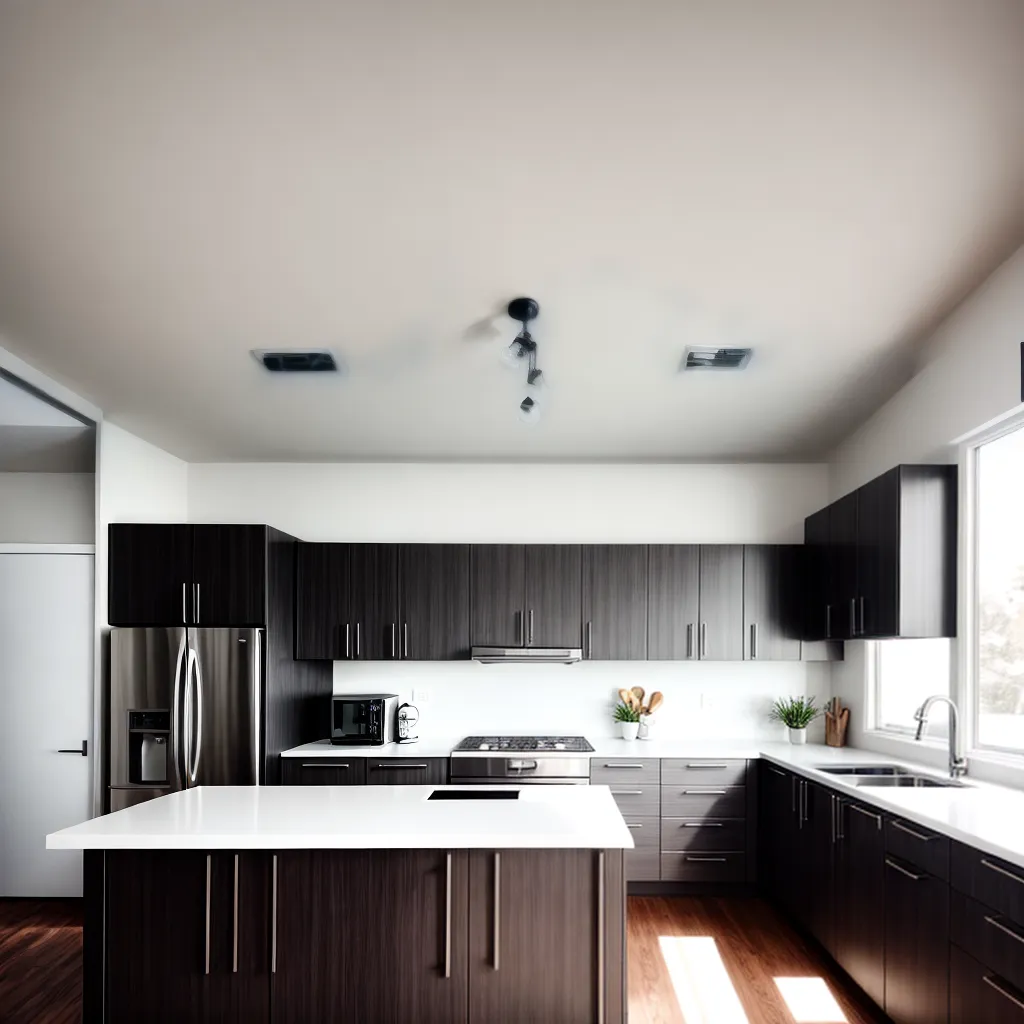 cozinha moderna armarios brancos bancada silestone