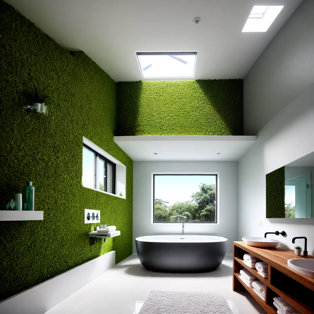 banheiro ecologico plantas reciclado iluminacao natural