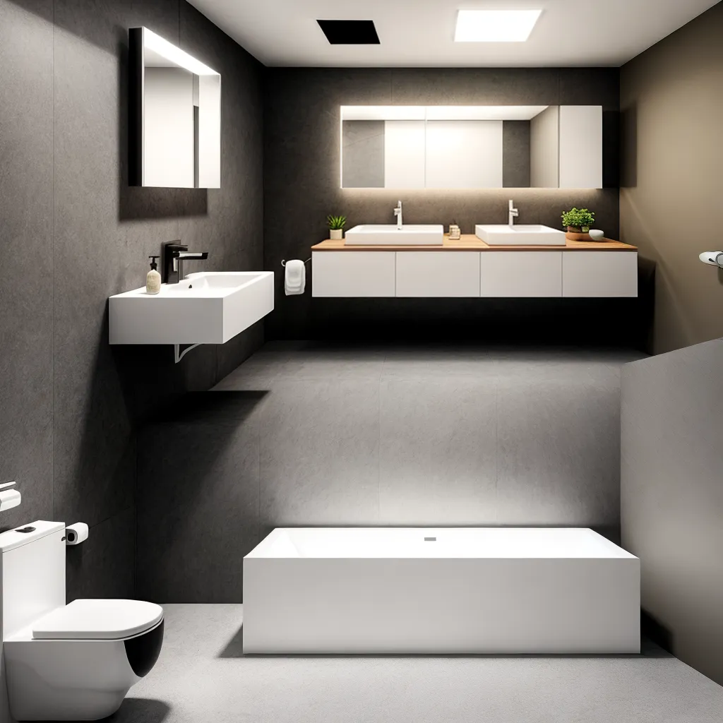 banheiro moderno limpo minimalista 2