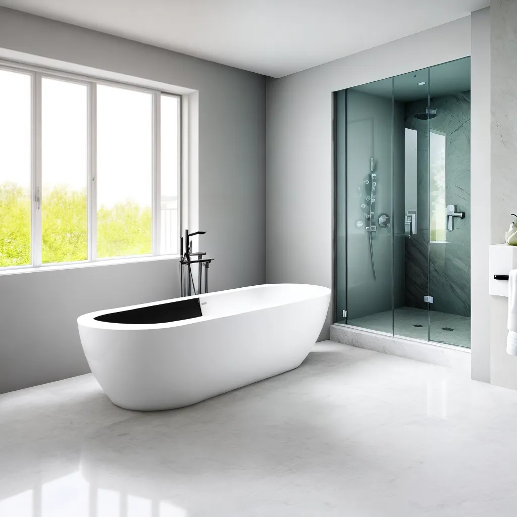 banheiro moderno porcelanato branco
