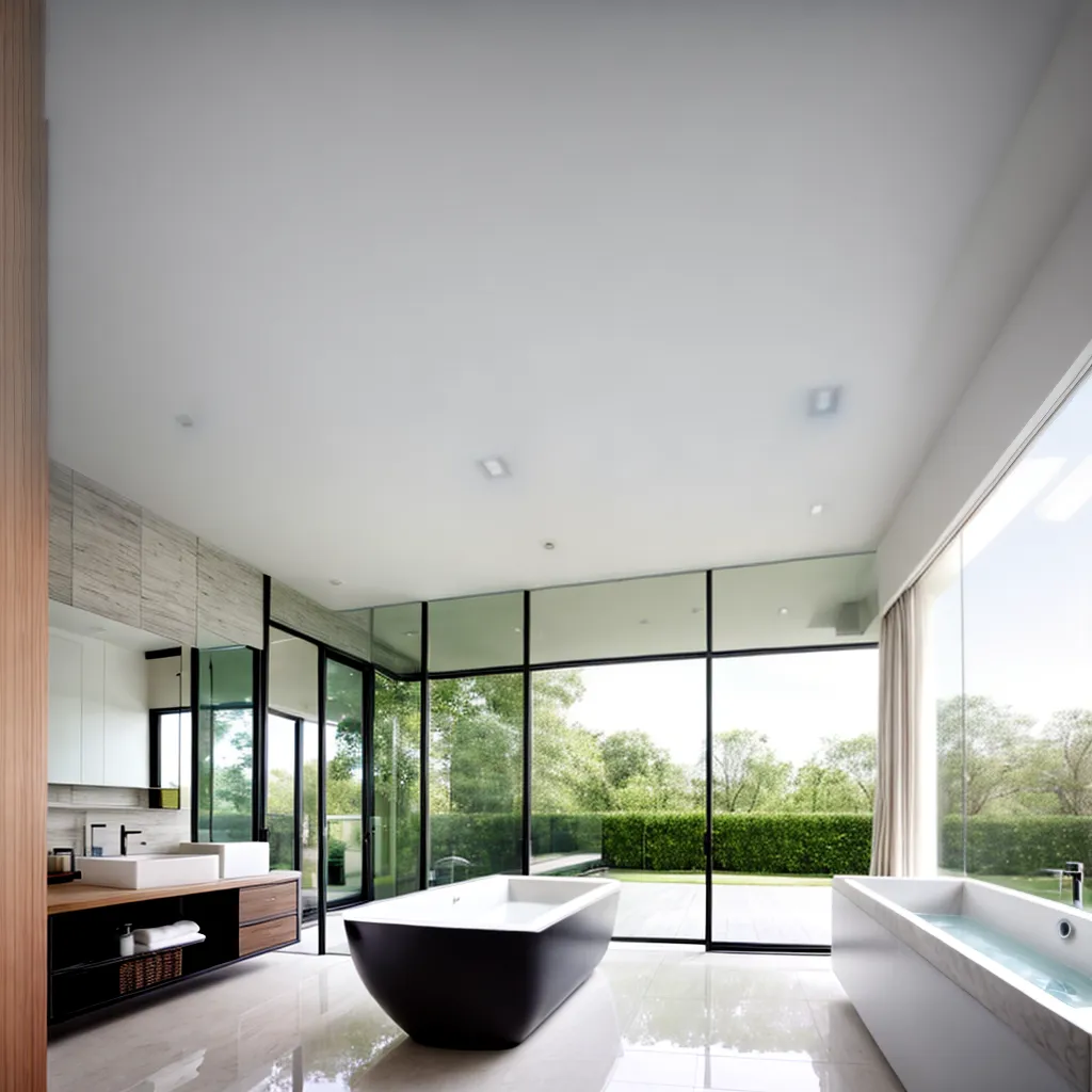 banheiro moderno luxuoso ducha banheira banheiro moderno luxuoso ducha banheira