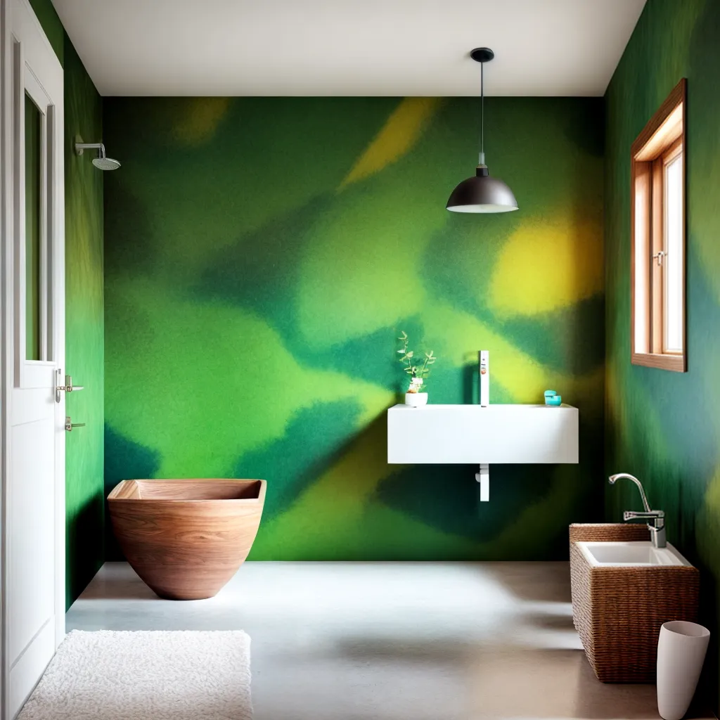 banheiro tropical papel de parede folhas palmeira