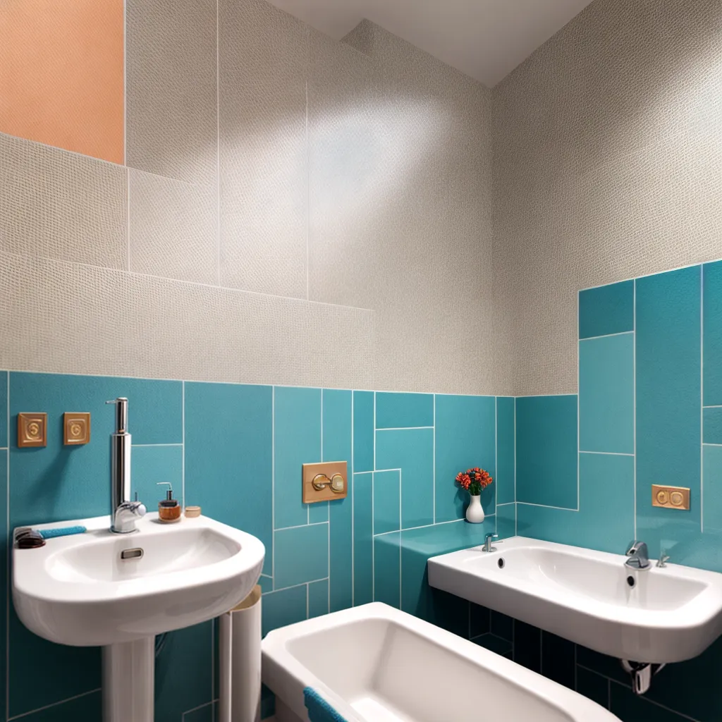 azulejos coloridos banheiro design vibrante
