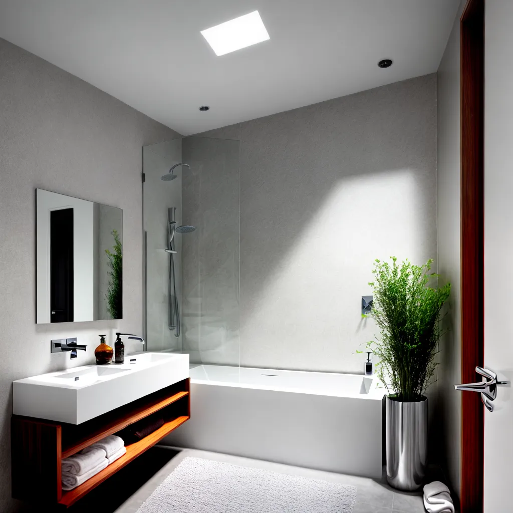 banheiro moderno pias aco inox flores