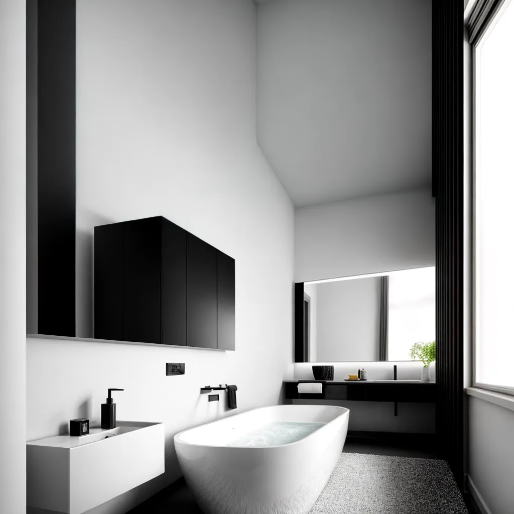 banheiro moderno branco relax letras decorativas