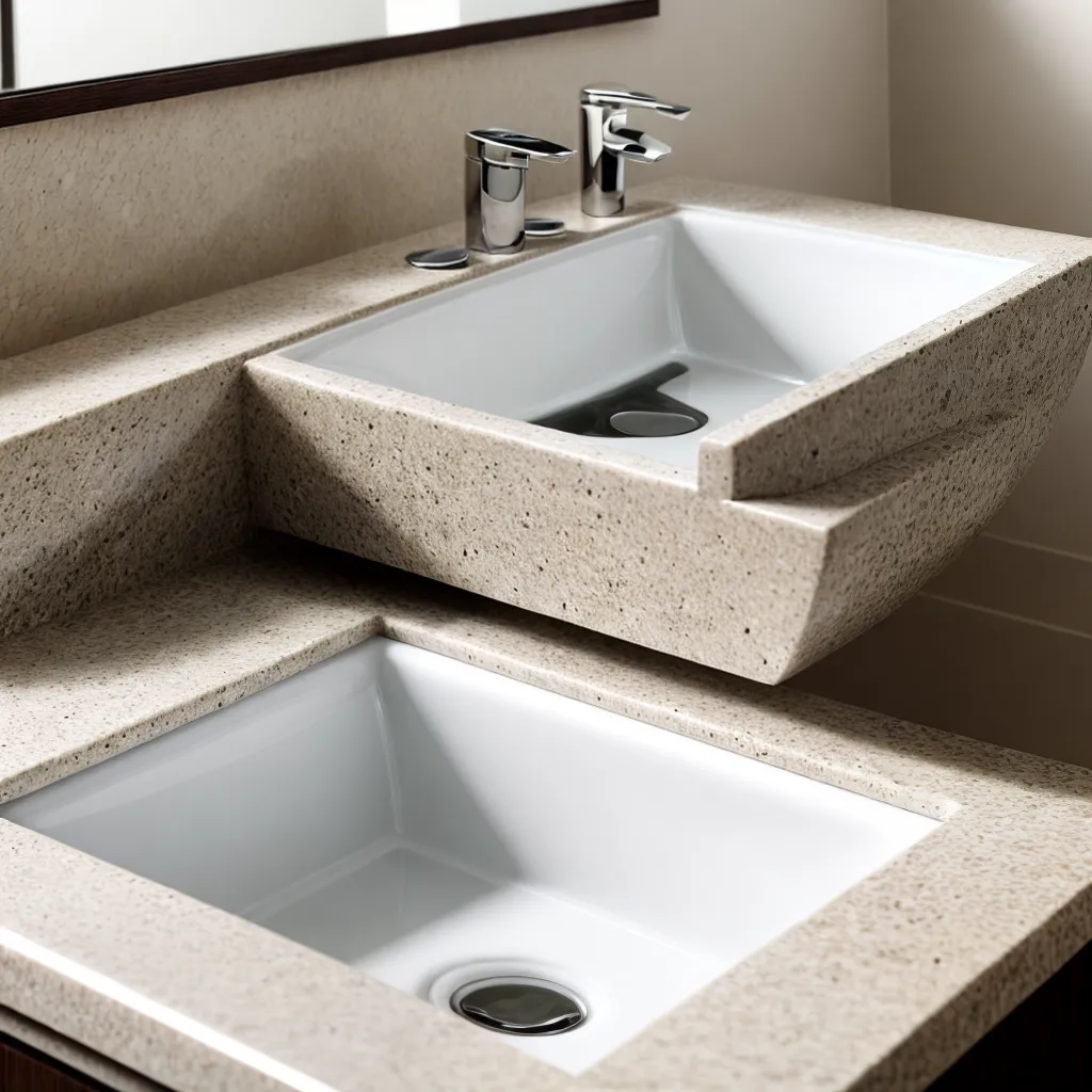 pia pedra luxuosa banheiro 1