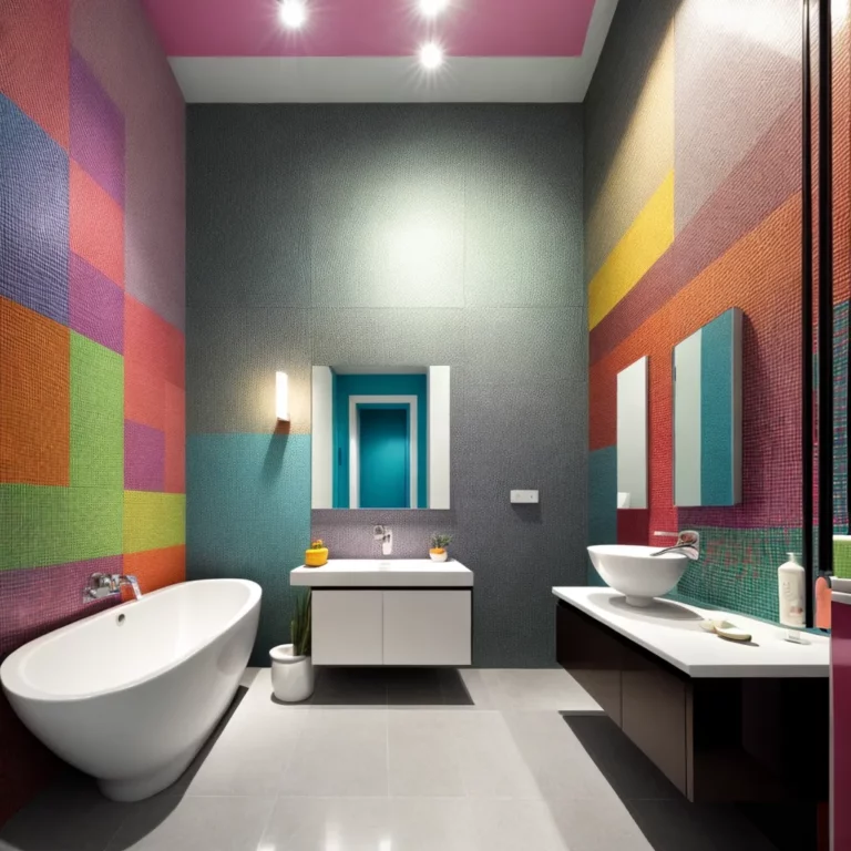 Decoração de banheiros com azulejos de patchwork