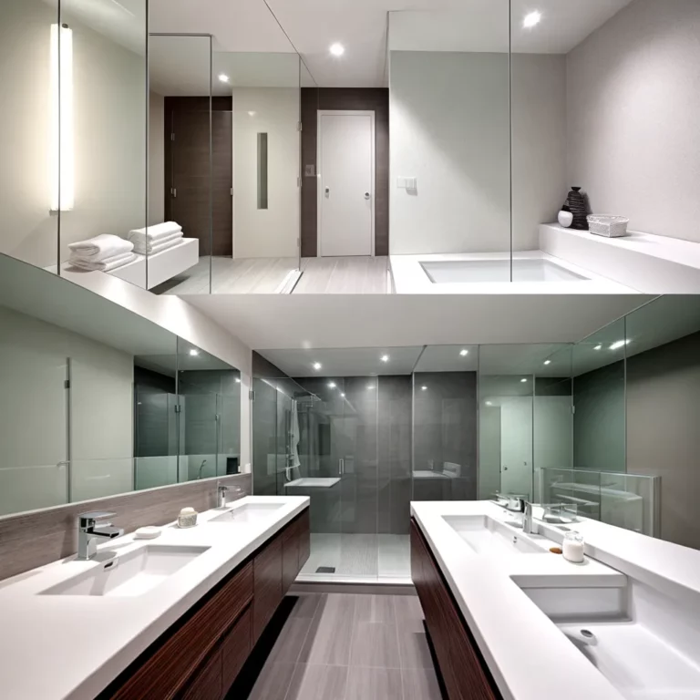 Banheiros com bancadas de porcelanato: vantagens e cuidados