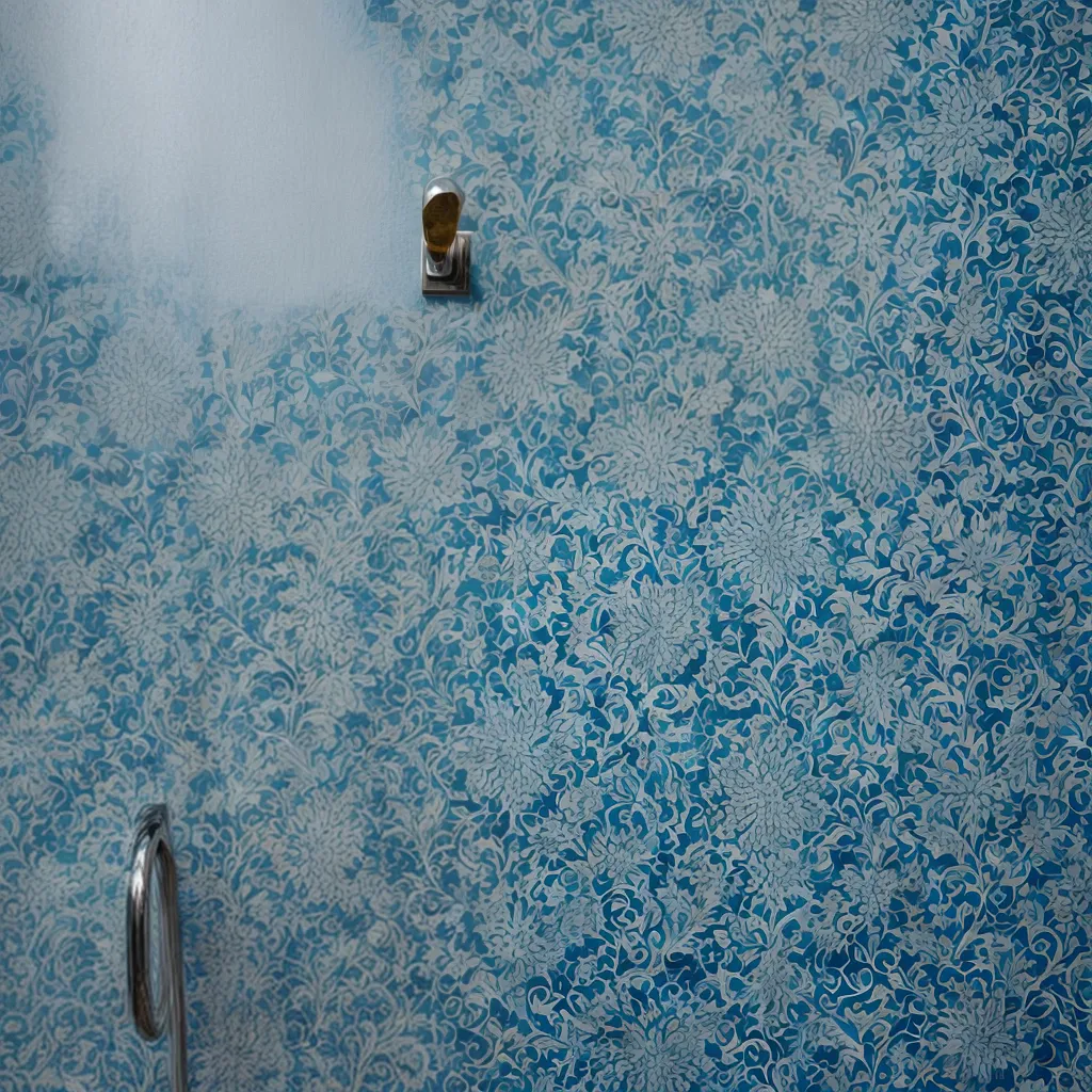 mosaico vibrante parede banheiro 2