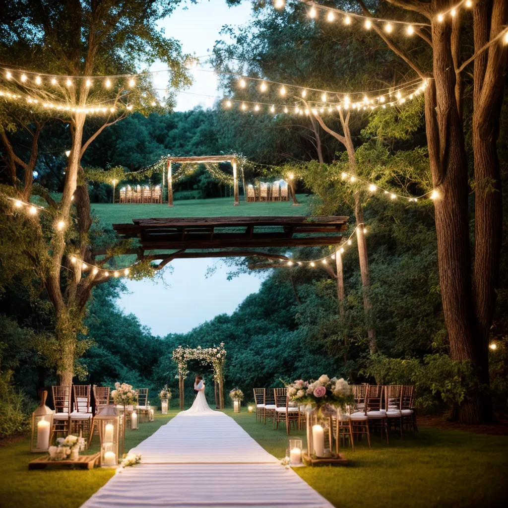 casamento ao ar livre rustico elegante