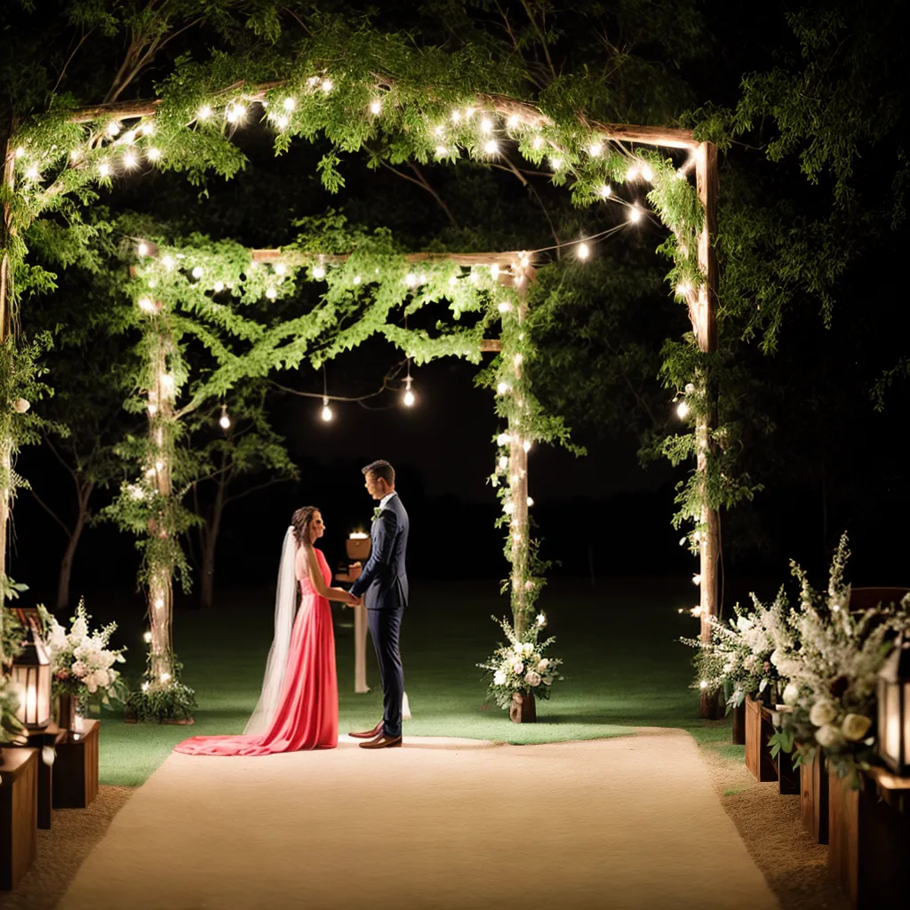 casamento ao ar livre jardim benches reciclados