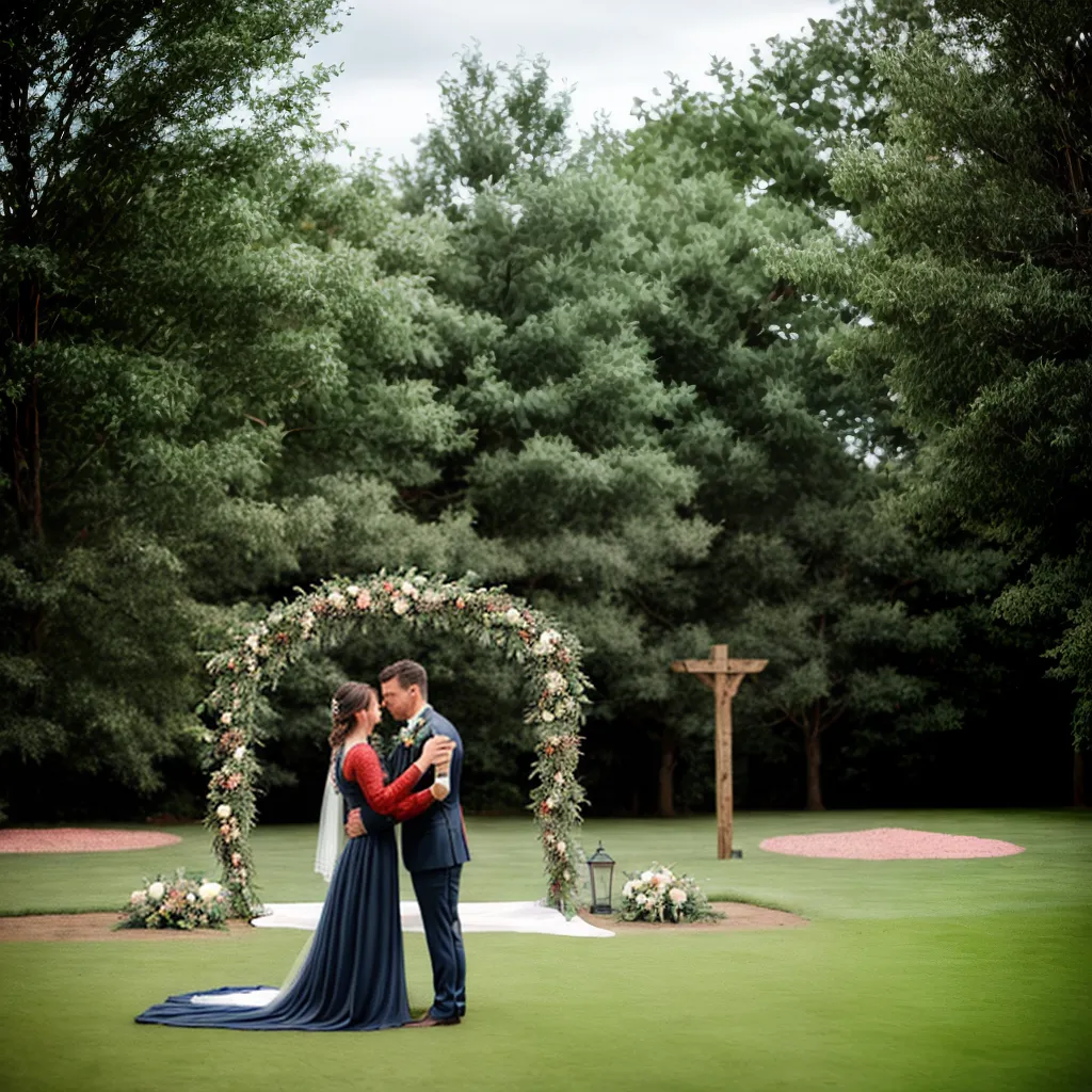 casamento ao ar livre rustico arco flores