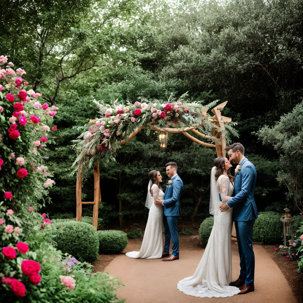 casamento jardim boho noivos decoracao