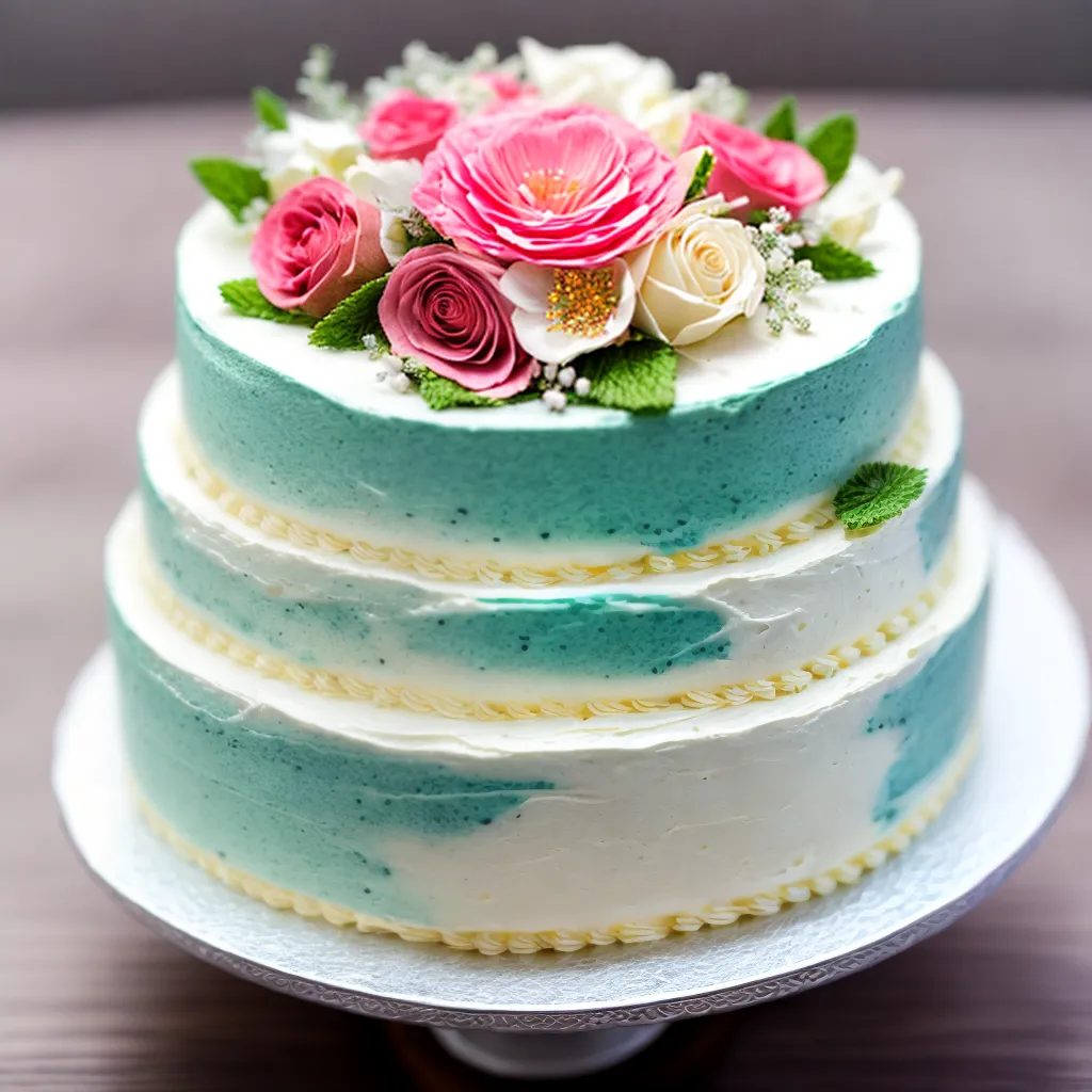 bolo casamento decorado flores noivos