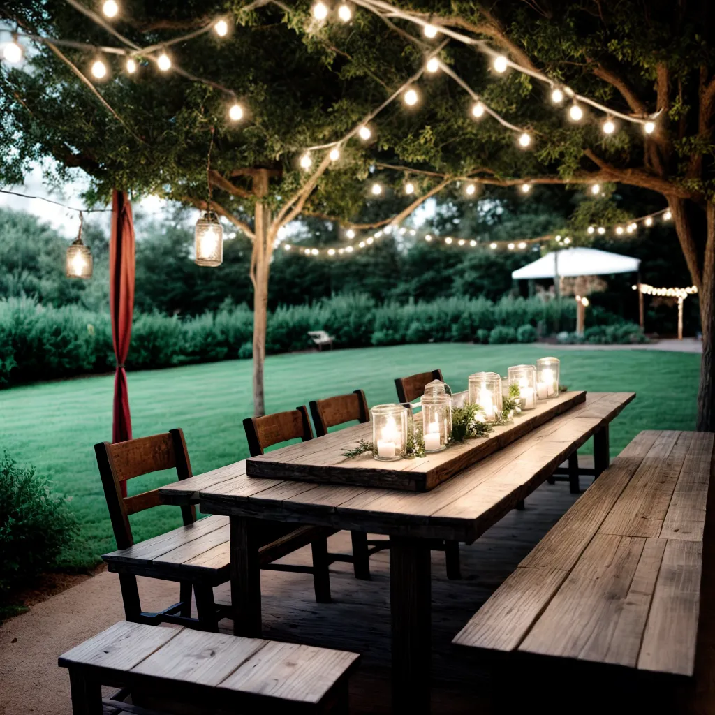 casamento rustico decoracao ao ar livre 1