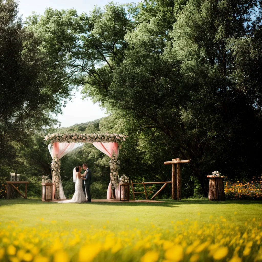 casamento campo arco madeira flores 1