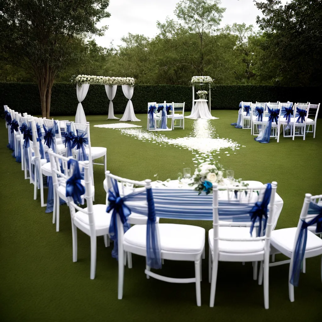 casamento ao ar livre cadeiras decoradas 1
