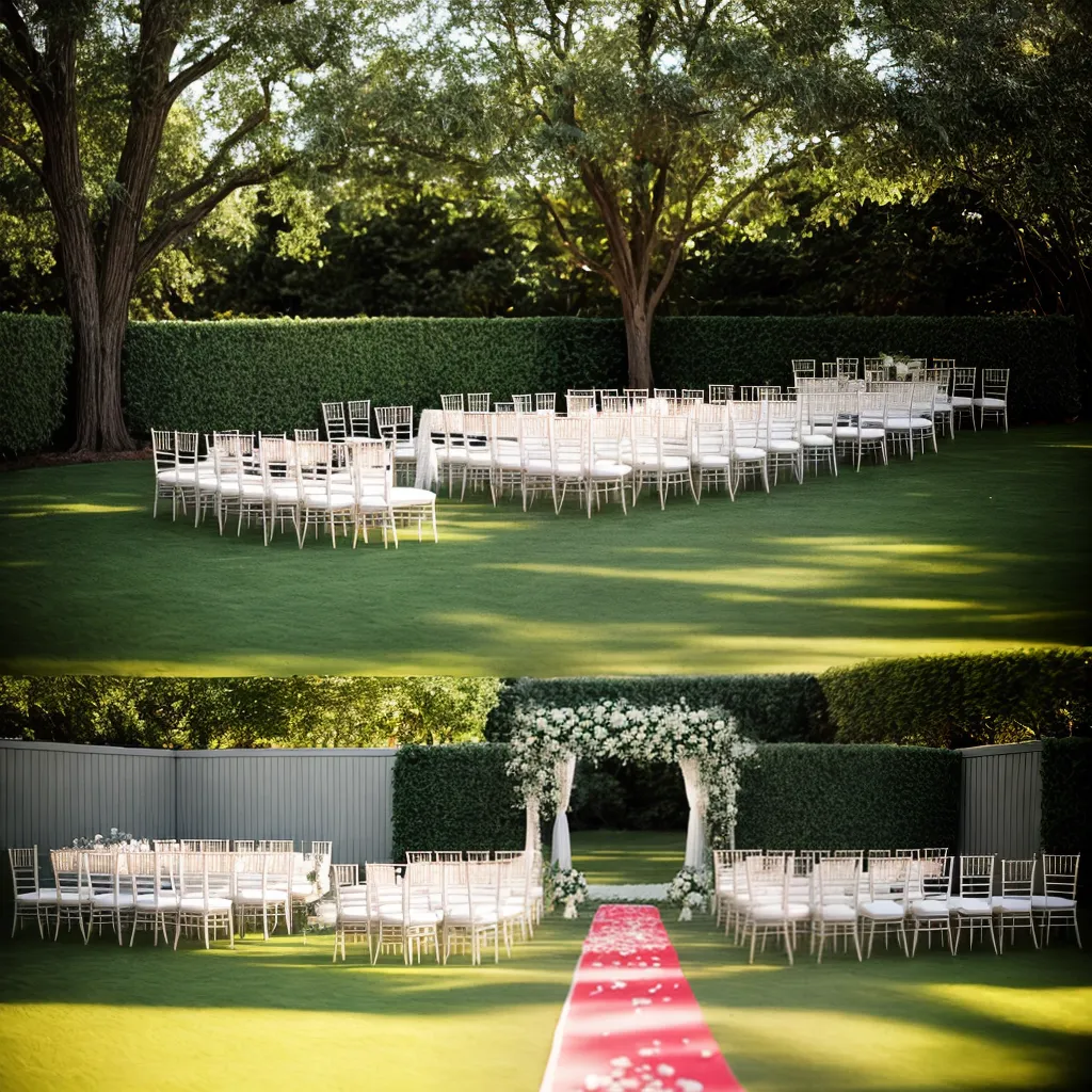 casamento ao ar livre cadeiras decoradas 2