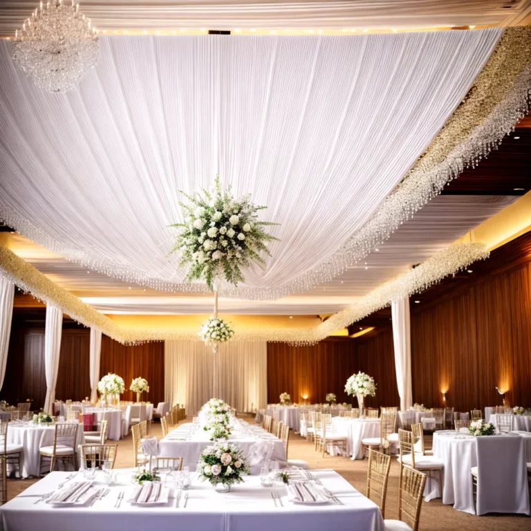 Tecidos para decoração de casamento: escolhendo as melhores opções