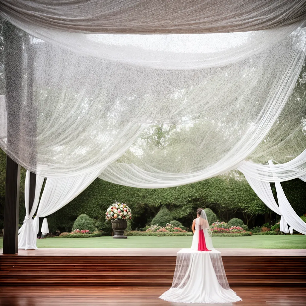 casamento decoracao elegante drapes mesa