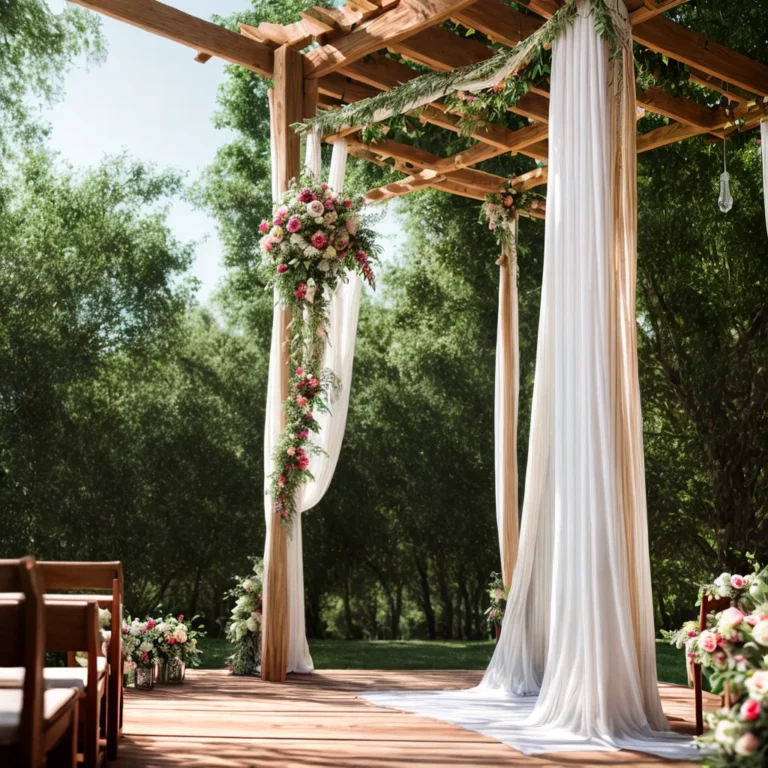 Decoração de casamento com macramê: tendência artesanal