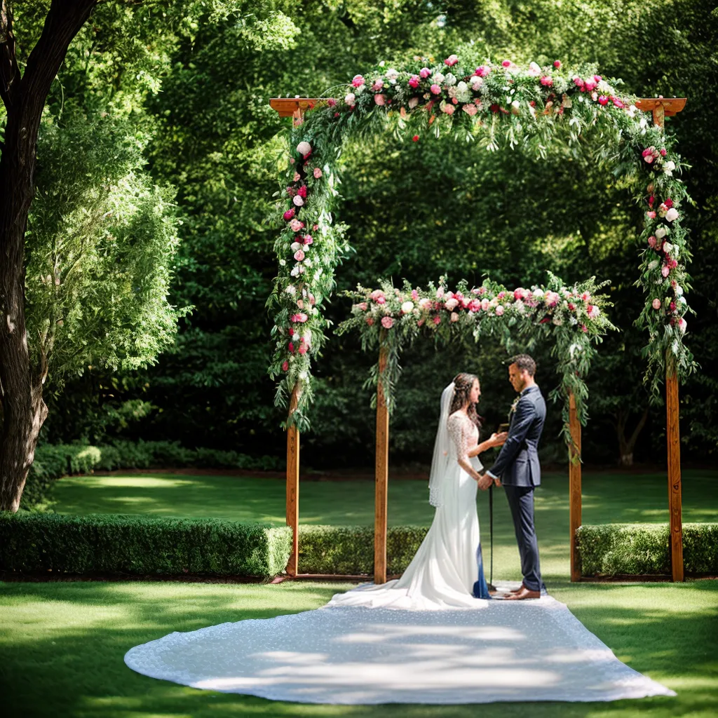 altar casamento jardim flores romantico