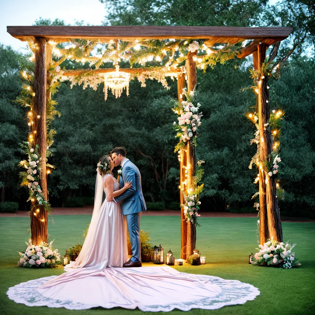 altar casamento ao ar livre decorado