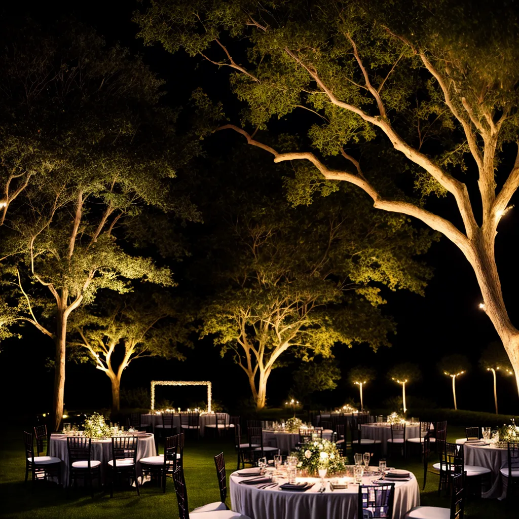 casamento ao ar livre luzes fadas