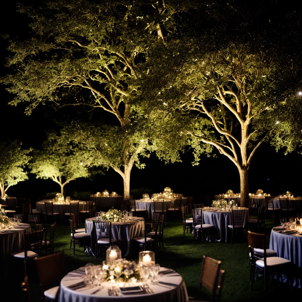 casamento ao ar livre luzes fadas magico