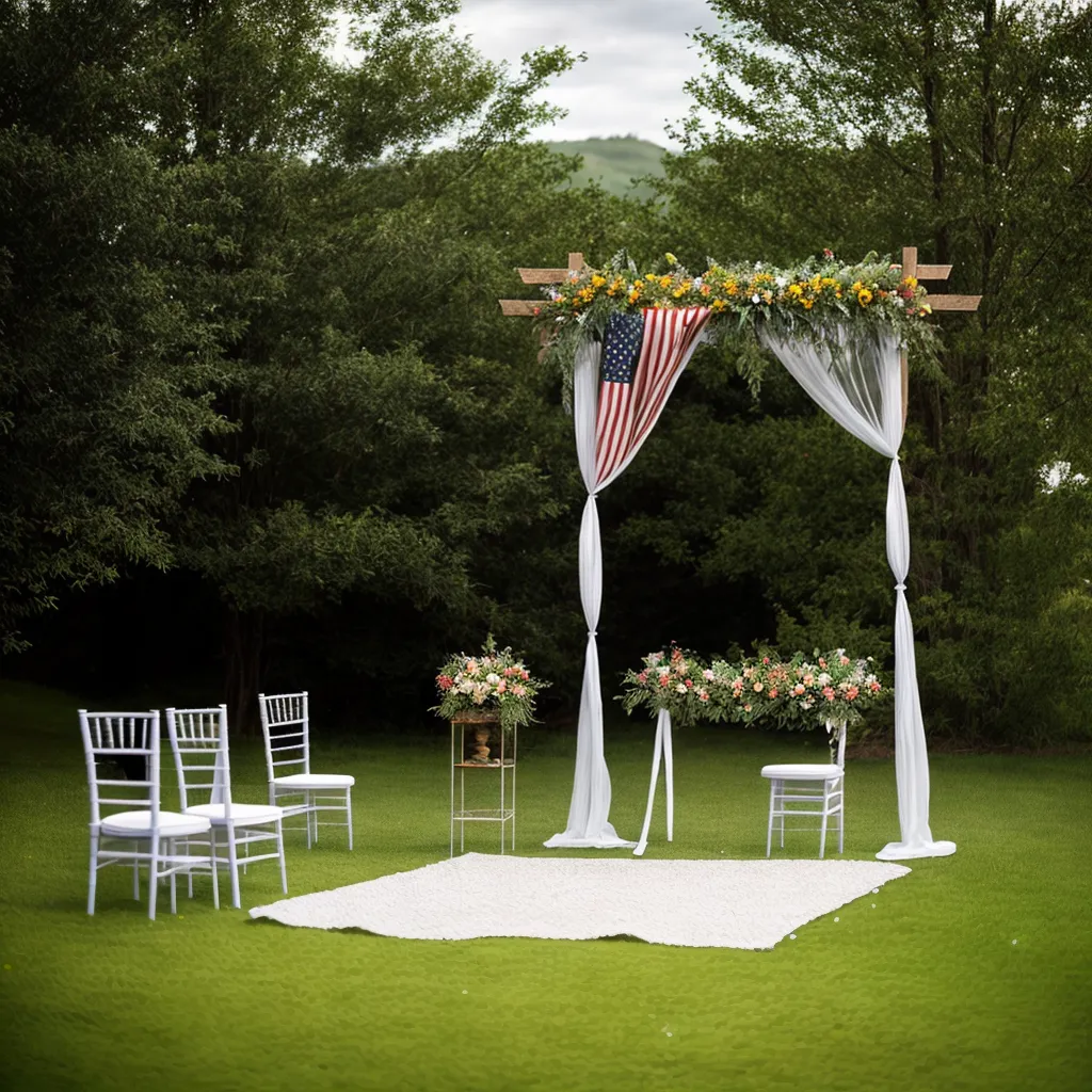 casamento ao ar livre arco flores rustico