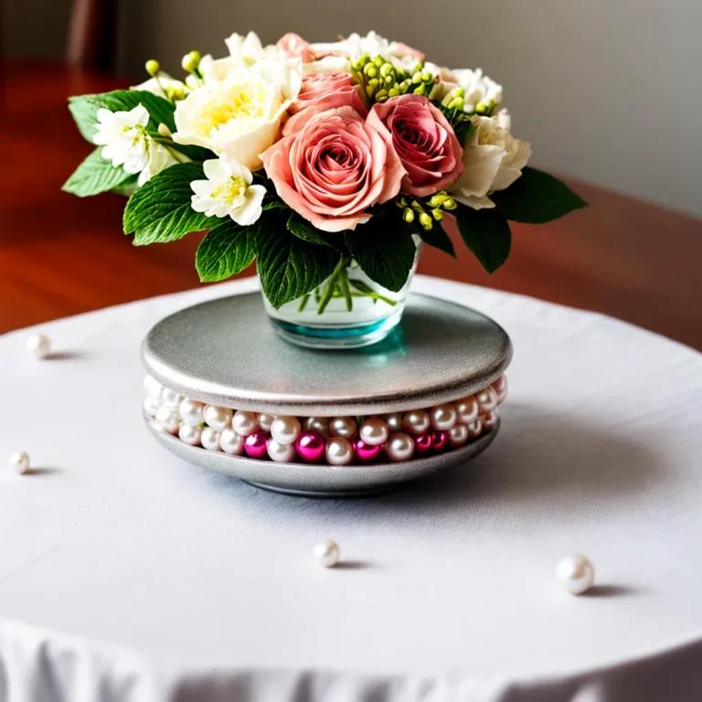 Decoração com pérolas: elegância clássica