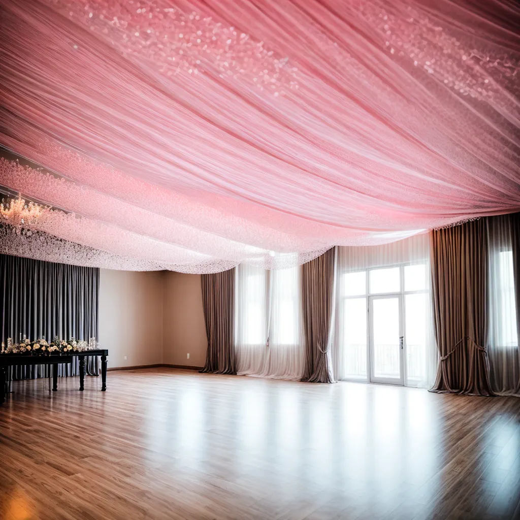 casamento decoracao tule romantico