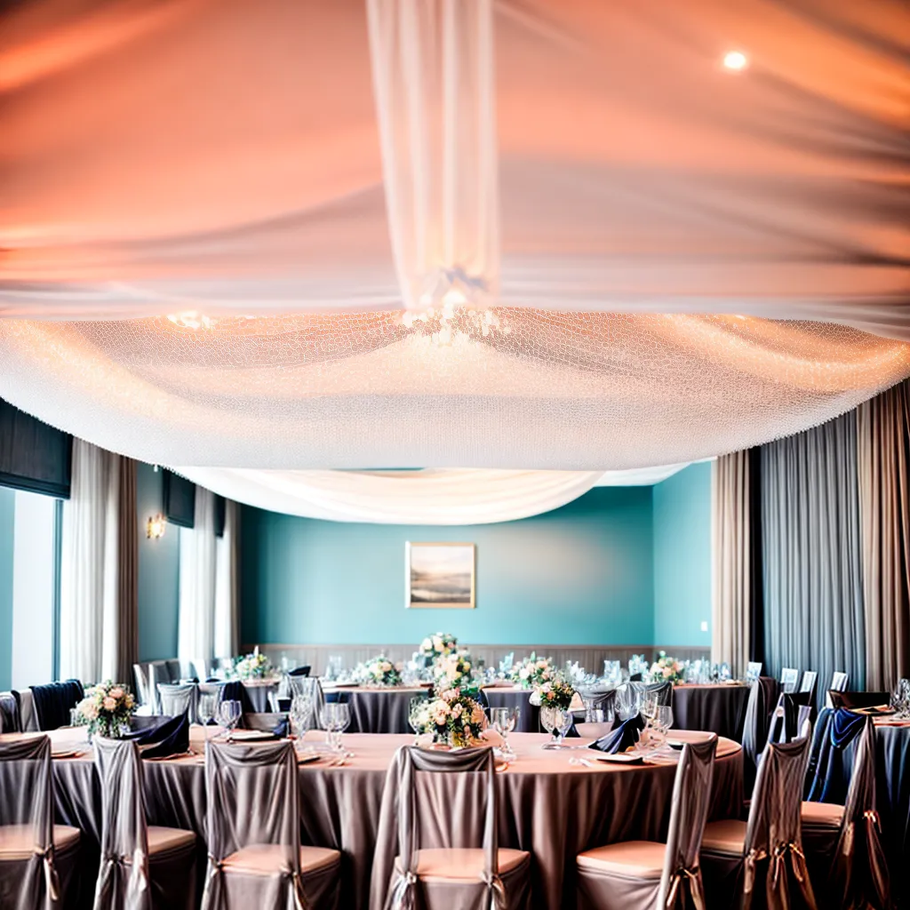 casamento decoracao romantica tule