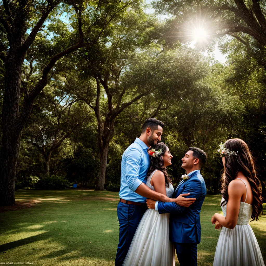 casamento parque cerimonia amor felicidade