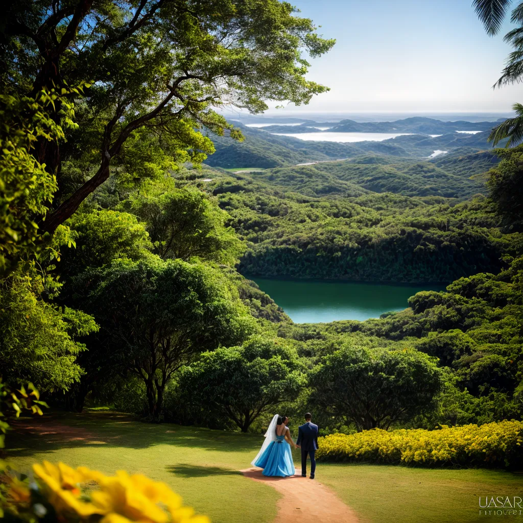 casamento ar livre pergula flores