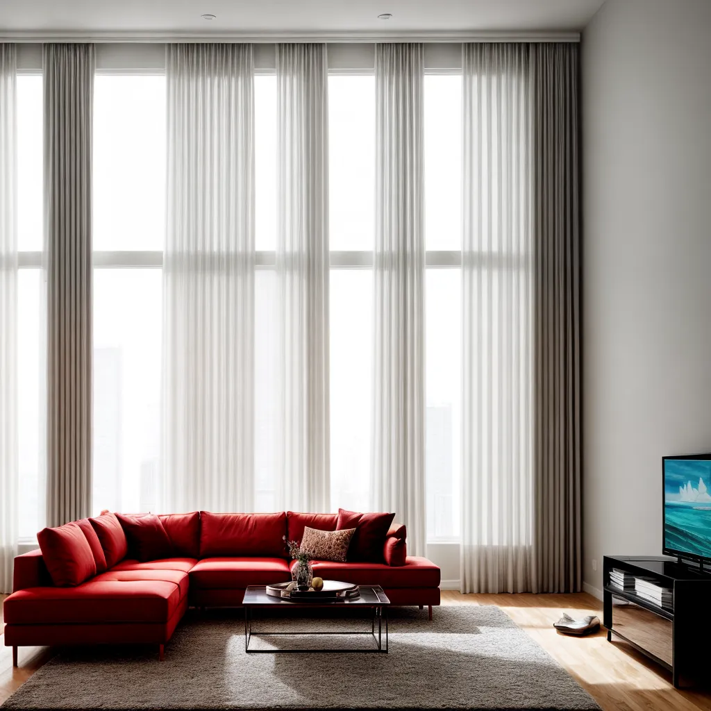 Decoração com cortinas: elegância e aconchego