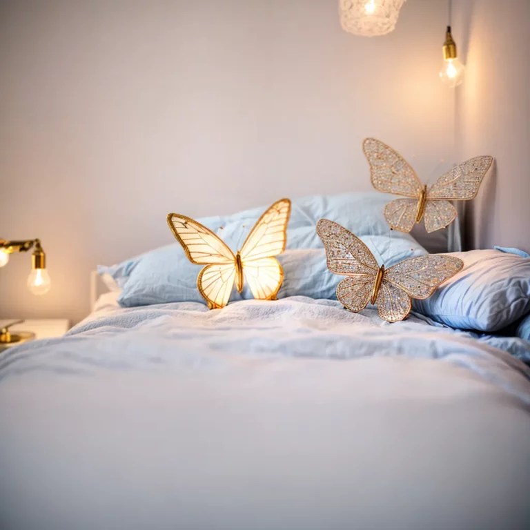 Decoração com borboletas: romantismo e natureza