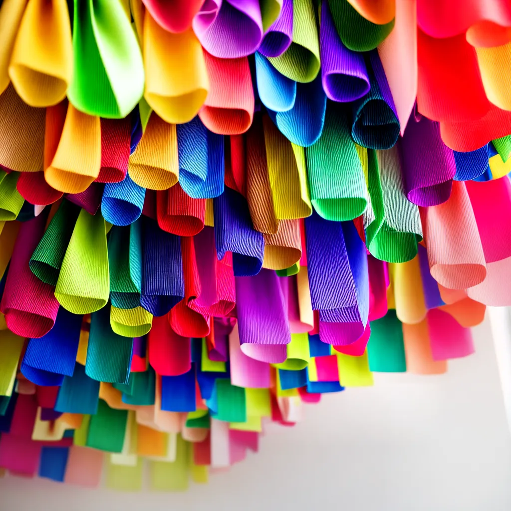 fitas coloridas decoracao alegre