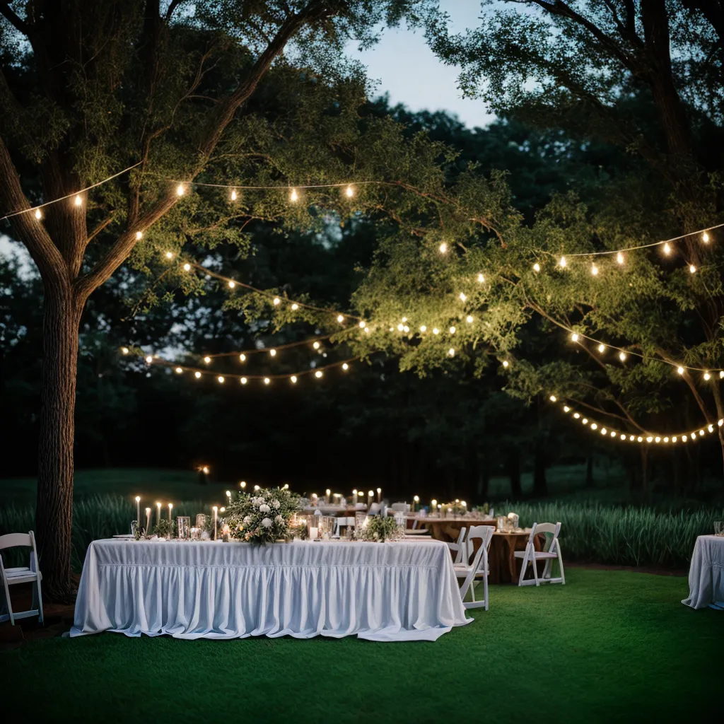 casamento campo rustico luzes flores