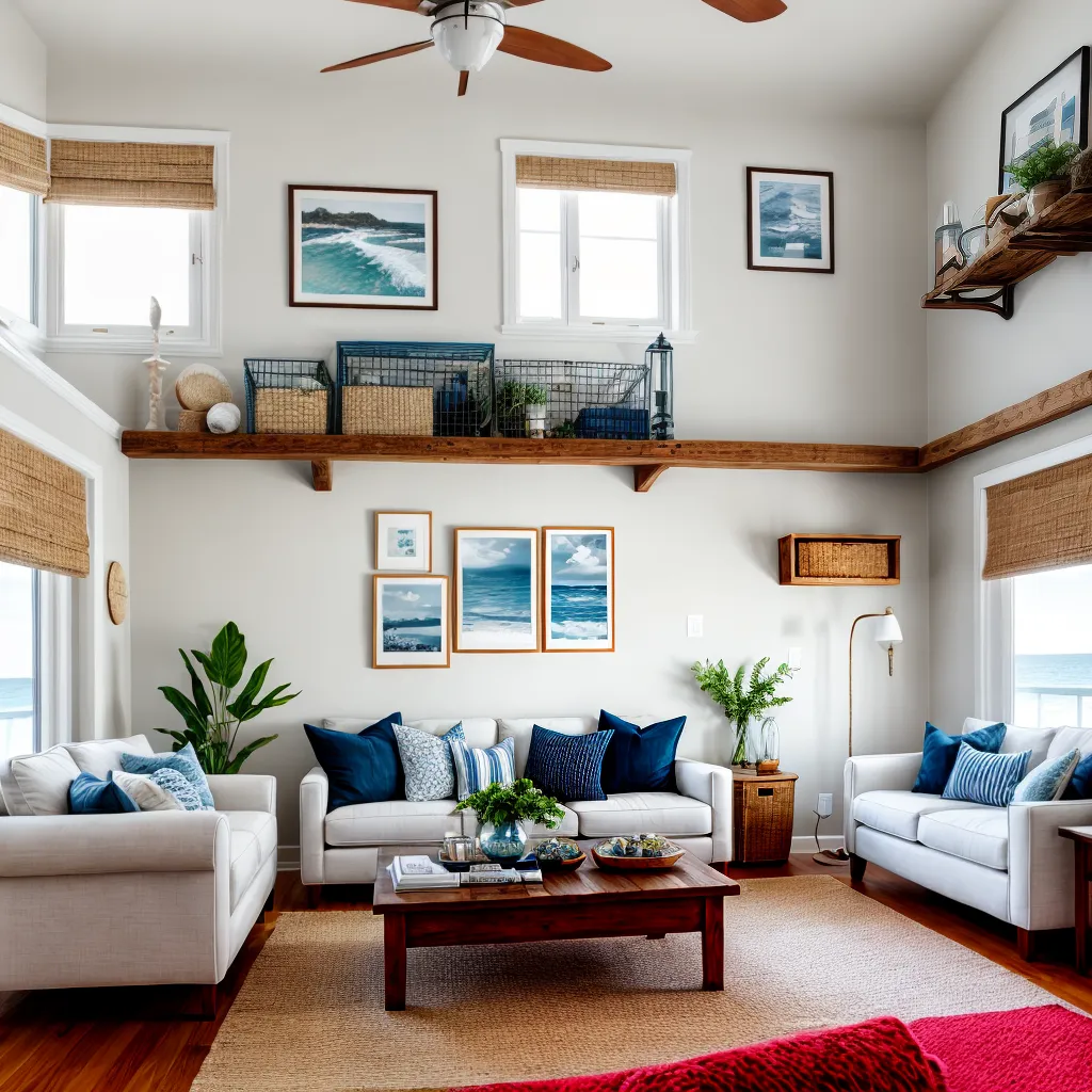 sala estar nautica sofa listras