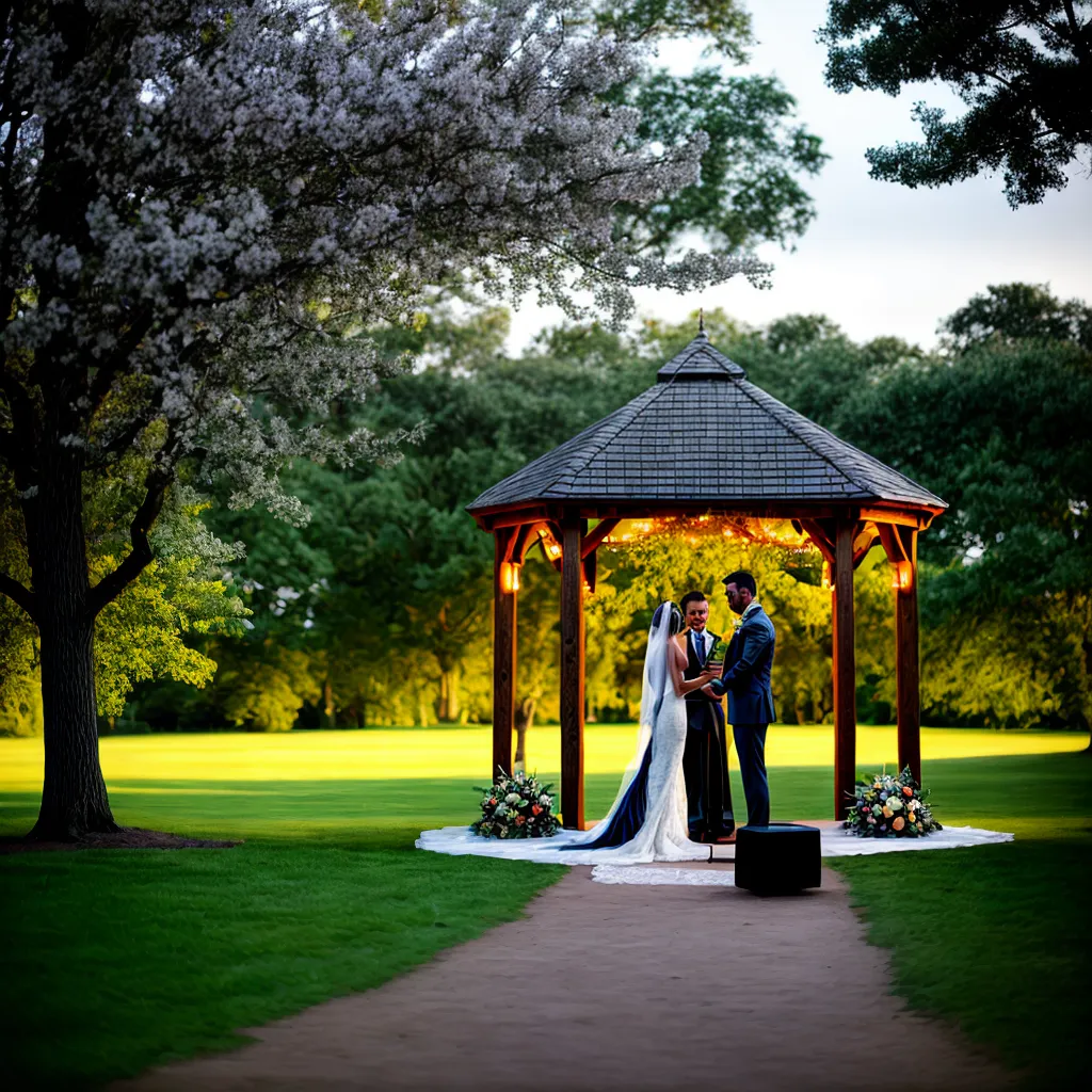 casamento campo gazebo flor noivos