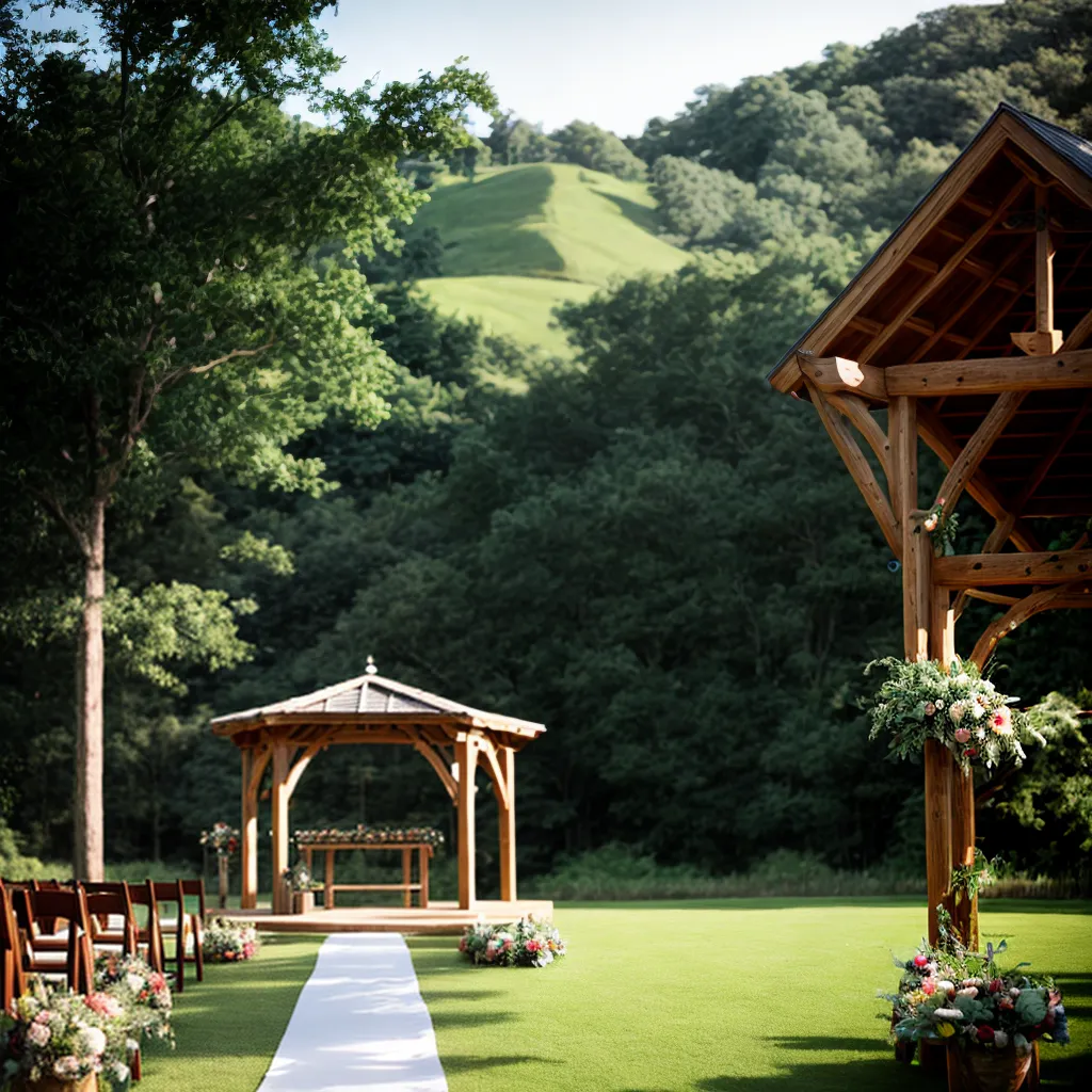 casamento campo gazebo flores natureza