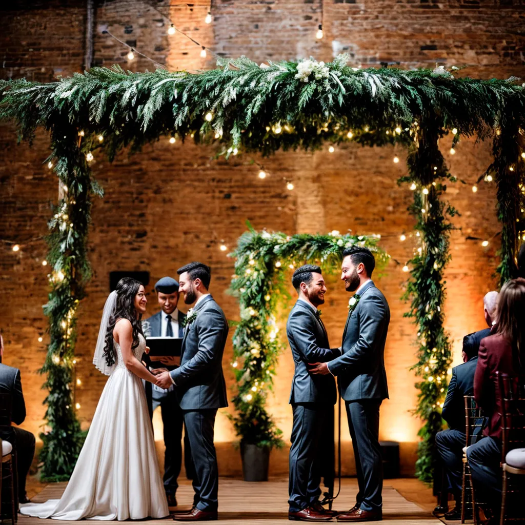 casamento rustico industrial tijolos luzes mesa