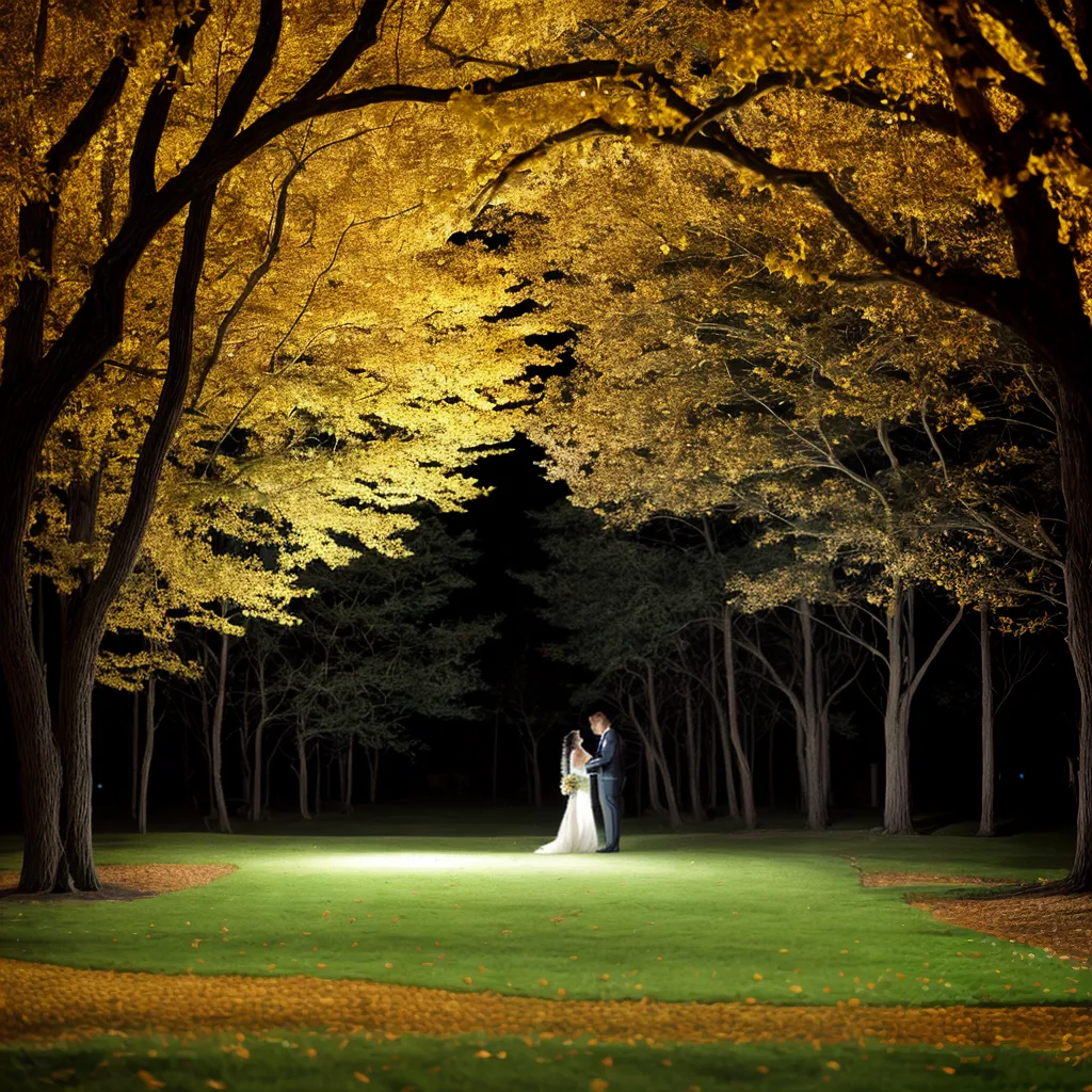 bosque sol poente arco floral casamento